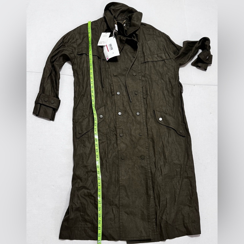 NWT! Zimmermann Lucky military Anorak Coat Size US 4 RRP $1350 Missing Belt - Picture 10 of 14